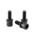 Black Oxide 12.9 grades allen key bolt allen screw hex cap screw with spring and flat washer